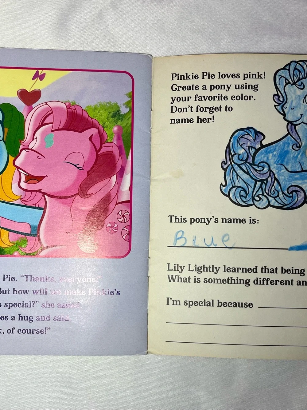 My Little Pony A Very Pony Place Paperback Book #760 Vintage 2007 2 Stories